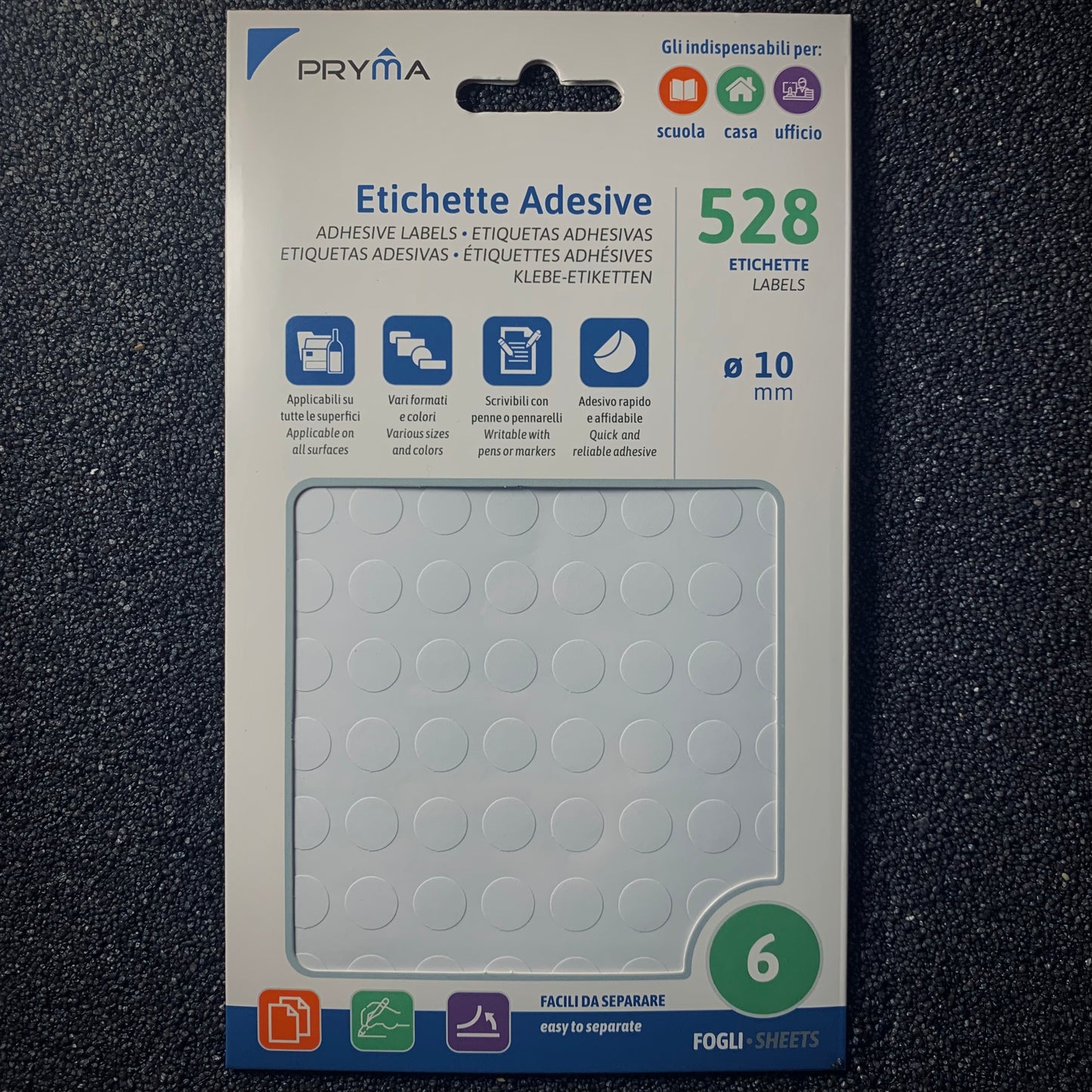 TE10 | 528 pz. | Etichette per fossili 10 mm