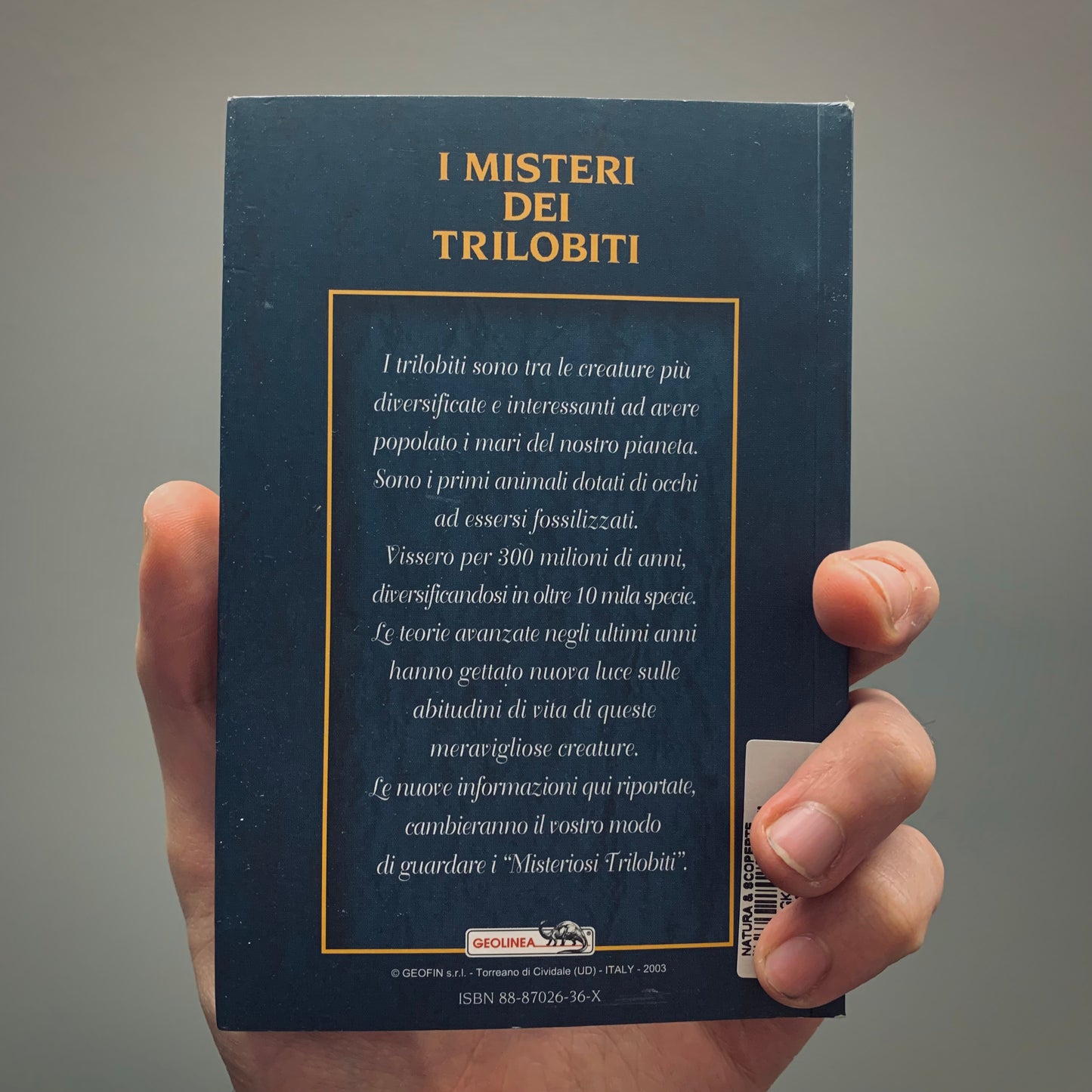 LP2 | Libro | I Misteri dei Trilobiti