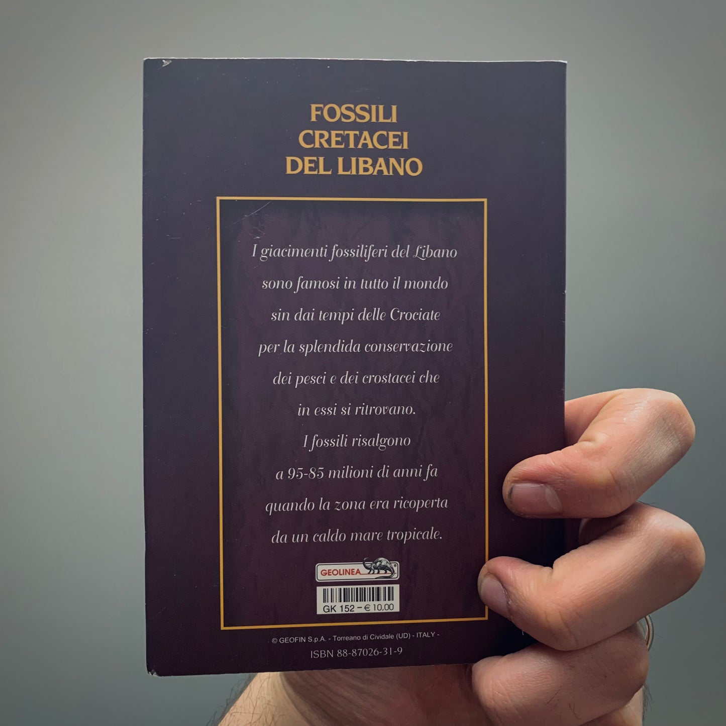 LP1 | Libro | Fossili Cretacei del Libano