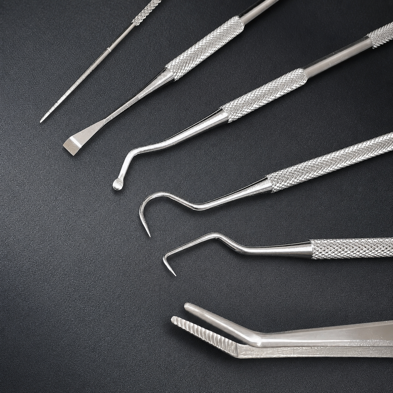 TDSET | 6 pz. | Strumenti manuali per pulizia fossili