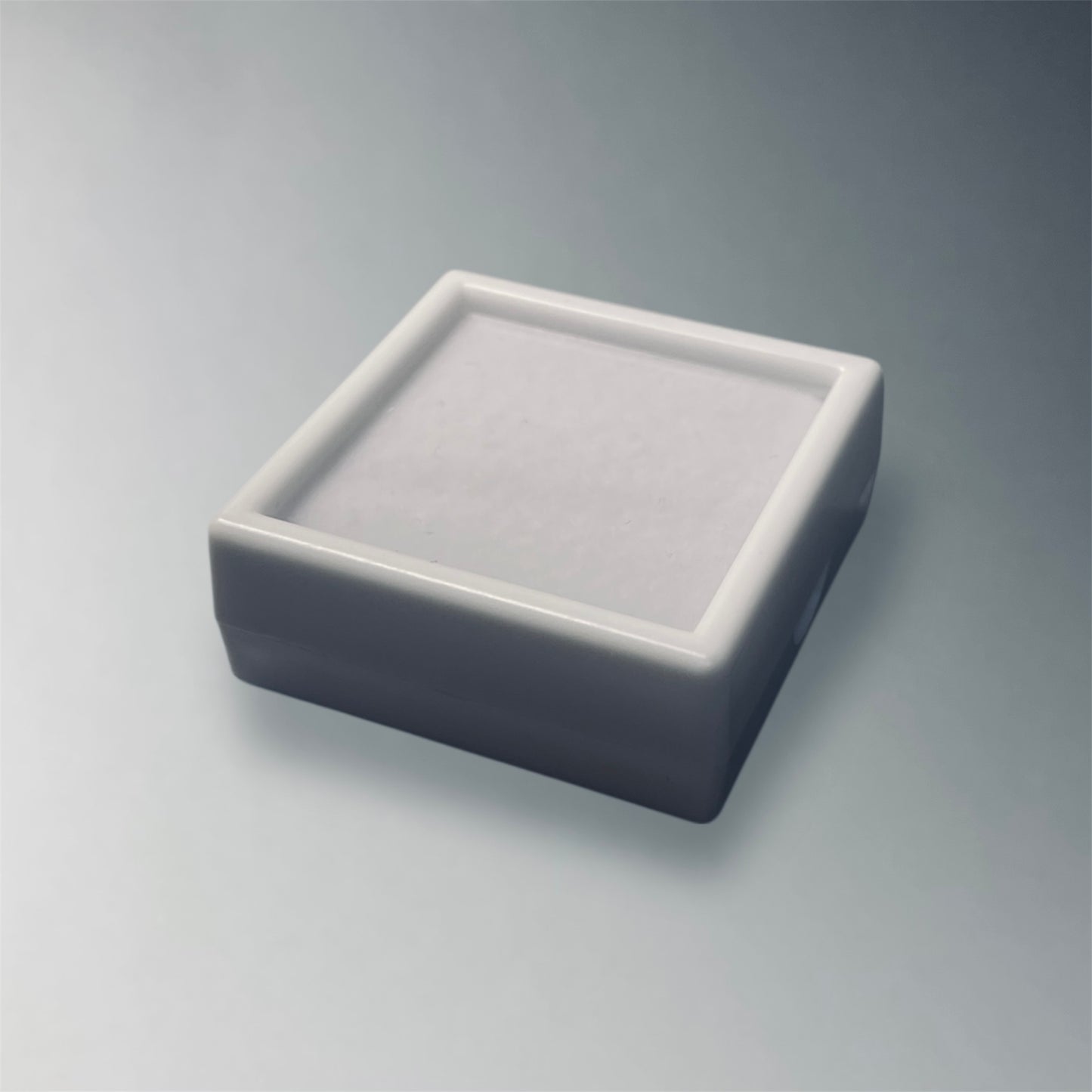 SGB4 | Scatola bianca per fossili con feltrino 40x40mm